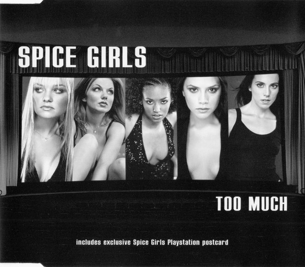 imagem_2025-10-27_162417072 Spice Girls – Too Much - CD Single - CD1- IT - Playstation Card - Imagem 1