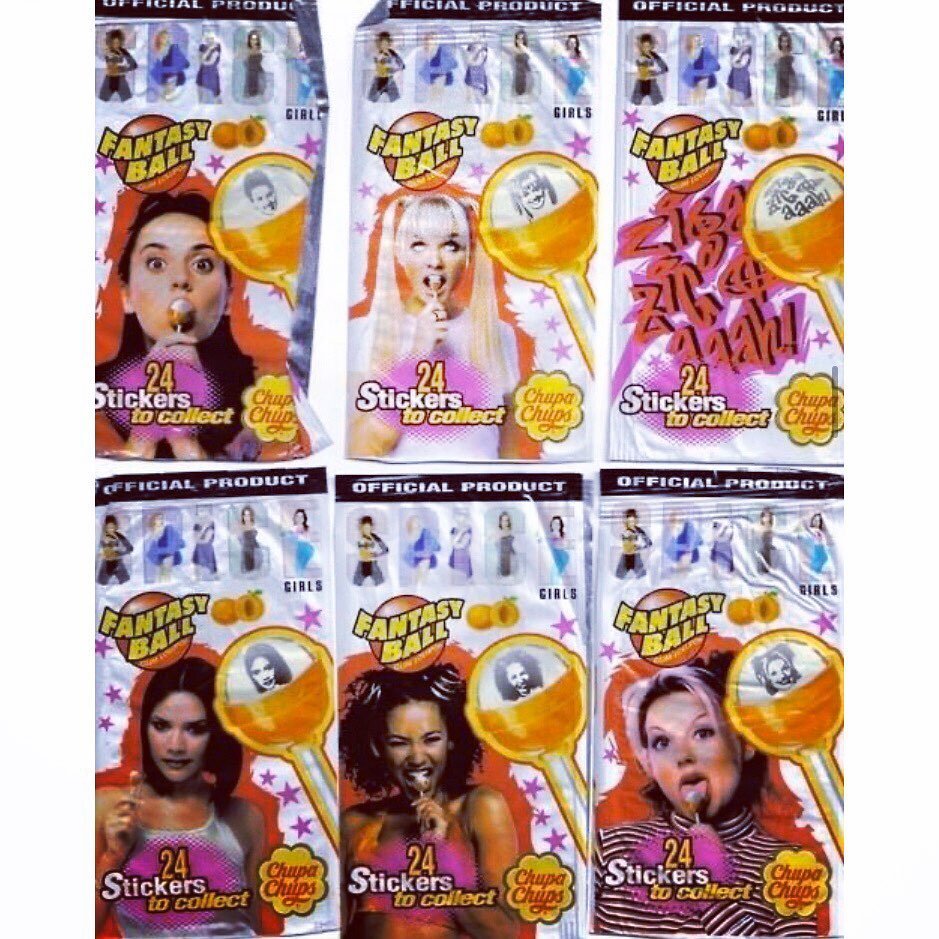 imagem_2025-10-30_154202215 Spice Girls - Embalagens Pirulitos - Chupa Chups Fantasy Ball - Imagem 1